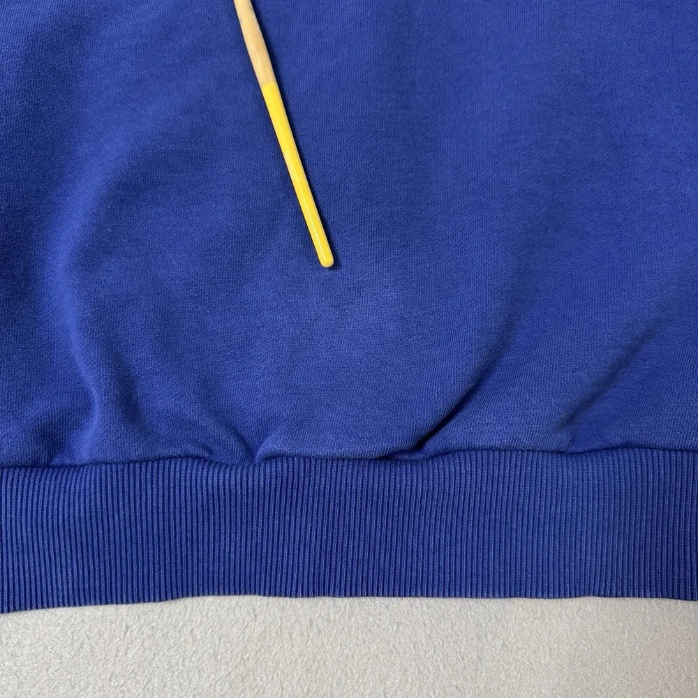 Hugo Boss Sweatshirt Mens XL Blue Logo Sleeve Stripe Sporty Casual Streetwear - Picture 4 of 9
